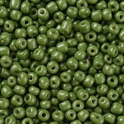 Baking Paint K9 Glass Seed Beads SEED-US0003-4mm-K9-1