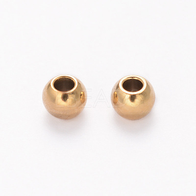 Ion Plating(IP) 304 Stainless Steel Spacer Beads STAS-G130-23G-1