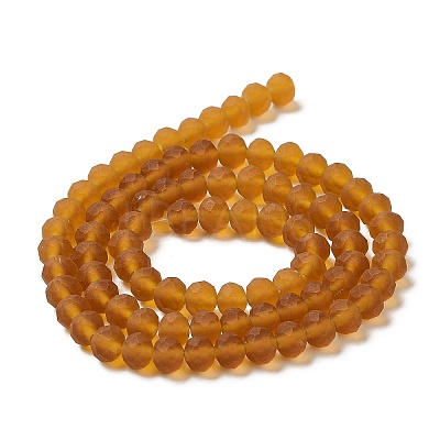 Transparent Glass Beads Strands EGLA-A034-T8mm-MD02-1
