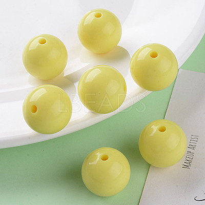 Opaque Acrylic Beads MACR-S370-C20mm-A10-1