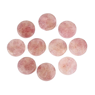 Synthetic Strawberry Quartz Pendants G-Q606-41G-1