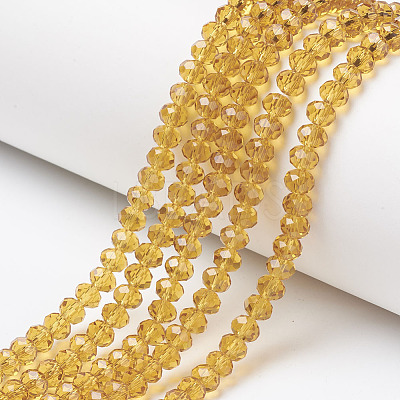 Glass Beads Strands EGLA-A034-T1mm-D04-1