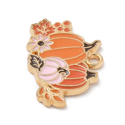 Thanksgiving Day Alloy Pendants ENAM-R007-01G-08-1