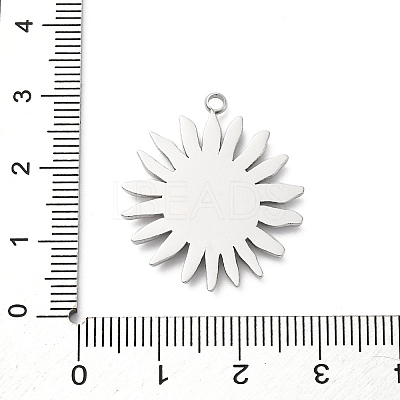 304 Stainless Steel Pendants STAS-S163-08C-P-1