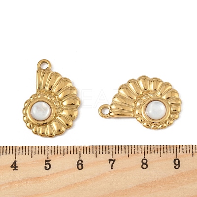304 Stainless Steel Pendants STAS-P396-02G-02-1