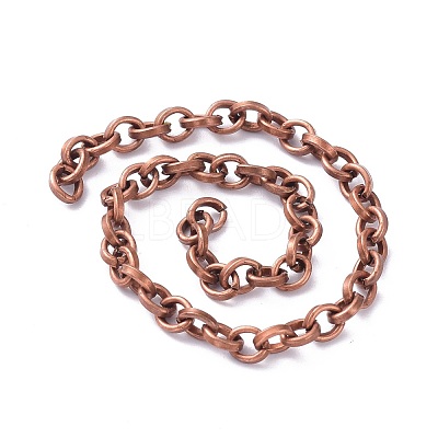 Brass & Stainless Steel Cable Chains CHC-XCP0001-22-1