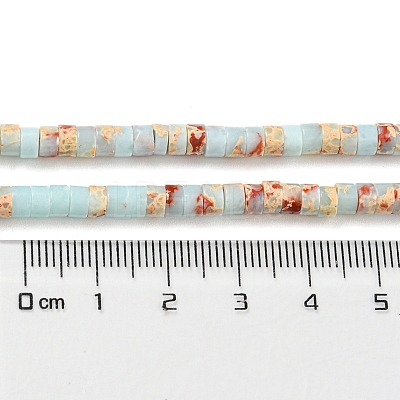 Synthetic Imperial Jasper Dyed Beads Strands G-D077-D01-02E-1