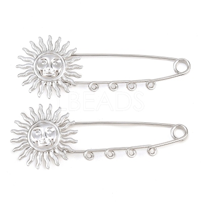 Sun 304 Stainless Steel Safety Pins Brooch Findings SA-CBA098D-13D-P-1