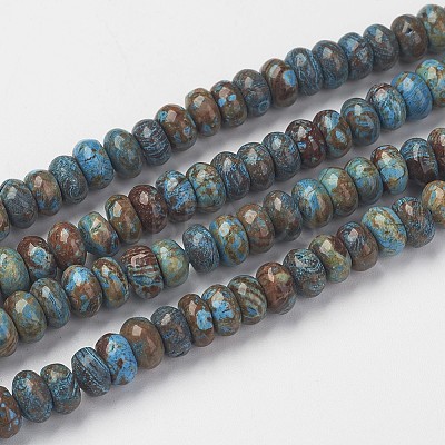 Natural Chrysocolla Bead Strands G-G968-B03-1