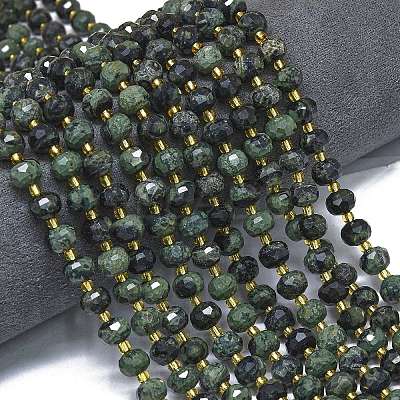 Natural Kambaba Jasper Beads Strands G-K389-E13-01-1