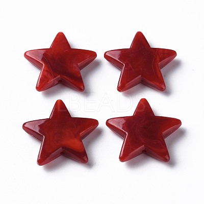 Two Tone Acrylic Beads MACR-S272-77E-1