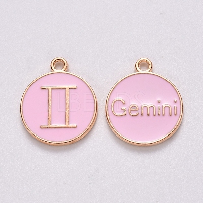 Alloy Enamel Pendants ENAM-S124-01B-09I-1