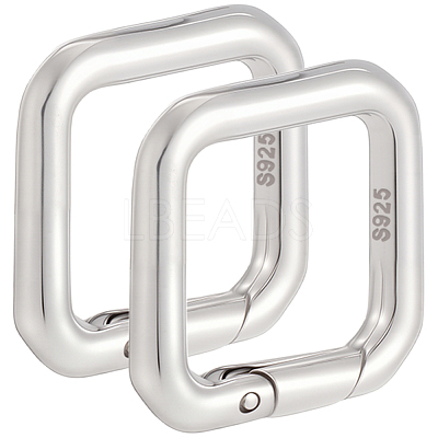 925 Sterling Silver Spring Gate Rings STER-BBC0009-25-1