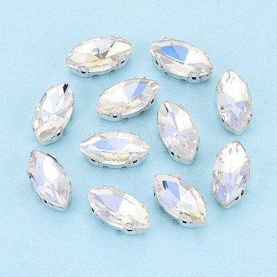 Sew on Rhinestone Montee Beads KK-T071-02A-1