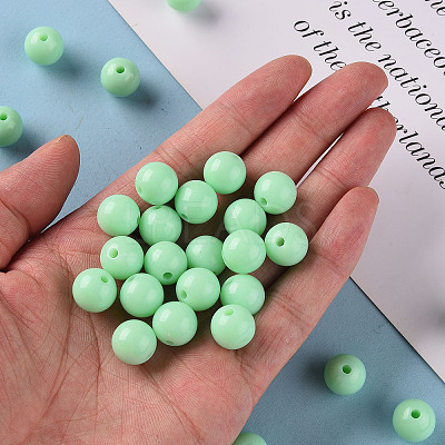 Opaque Acrylic Beads X-MACR-S370-C12mm-A05-1