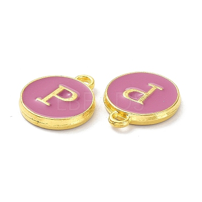 Golden Plated Alloy Enamel Charms ENAM-XCP0001-13P-1