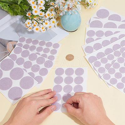 198Pcs 3 Styles Round Felt Furniture Pads AJEW-GF0013-26B-1