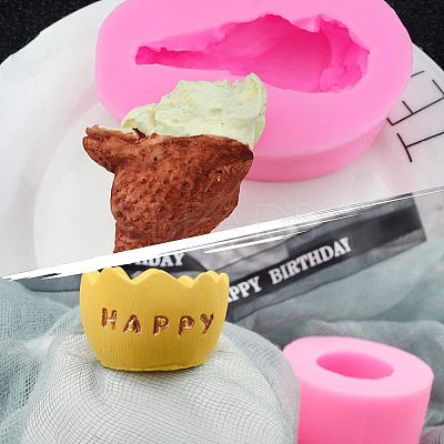 DIY Food Shape Fondant Molds Kits DIY-OC0003-46-1