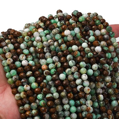 Natural Serpentine Beads Strands LS-G-RM250101-D8-6mm-1