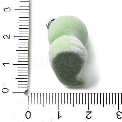 Flocky Animal Resin Pendants FIND-S001-03C-1