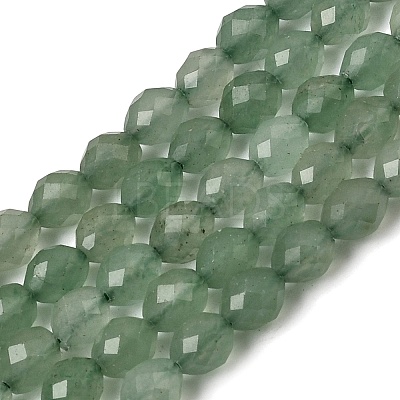 Natural Green Aventurine Beads Strands G-K376-F14-01-1