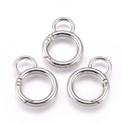 Alloy Key Clasps PALLOY-WH0058-01P-1