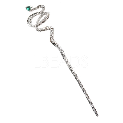 Alloy Rhinestone Hair Sticks PW-WG73999-03-1