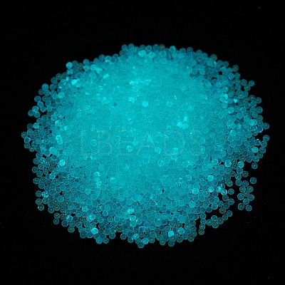 Luminous Transparent Glass Seed Round Beads GLAA-F124-D07-A-1