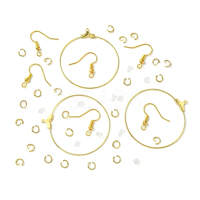 67Pcs 4 Styles 304 Stainless Steel Wire Pendants FIND-FS0002-28-1