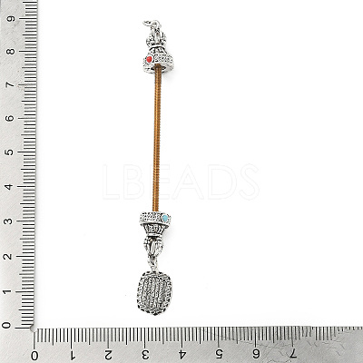 Brass Screw Peg Bails KK-NH0008-03AS-1