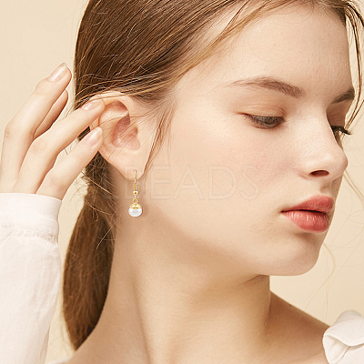 30Pcs 3 Style Rack Plating Brass Earring Hooks KK-DC0002-04-1