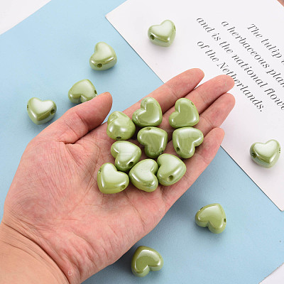 Opaque Acrylic European Beads MACR-S372-03B-83-1