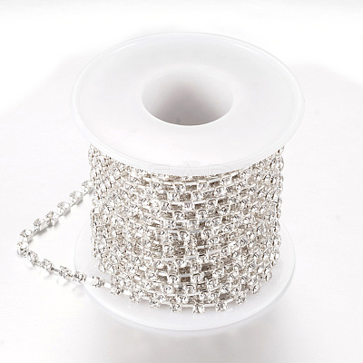 Iron Rhinestone Strass Chains CHC-T002-SS6-01S-1-1