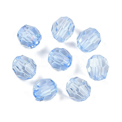 Transparent Acrylic Beads OACR-Q015-01F-1