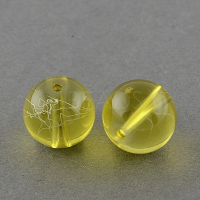 Drawbench Transparent Glass Beads Strands GLAD-Q012-6mm-06-1