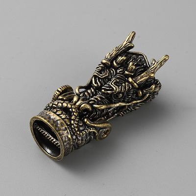 Tibetan Style Brass Shackle Clasps KK-WH0031-81AB-1
