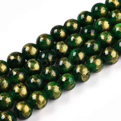 Natural Mashan Jade Beads Strands G-A255-A01-02K-1