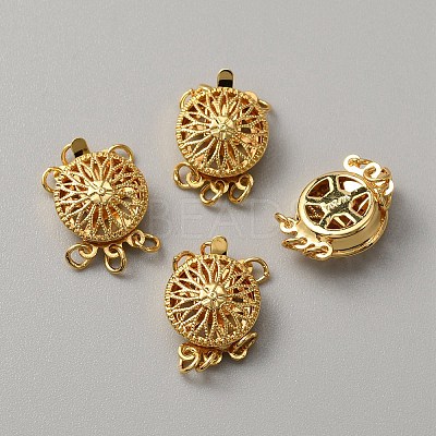 Brass Box Clasps KK-WH0079-16C-G-1