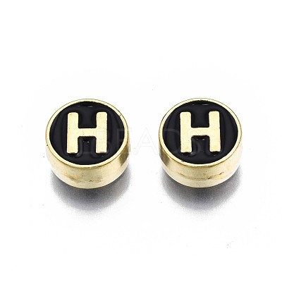 Alloy Enamel Beads ENAM-N052-006-02H-RS-1