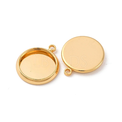 Brass Pendant Cabochon Settings X-KK-F898-20B-G-1