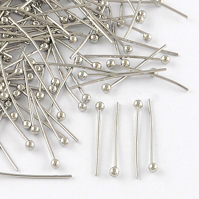 Brass Ball Head Pins KK-R020-08P-1