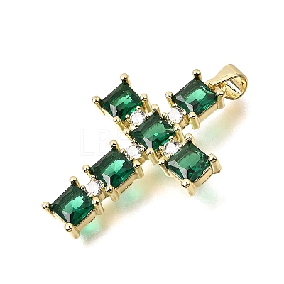 Brass Pave Cubic Zirconia Pendants CU-CBAE7DF-11G-C01-1