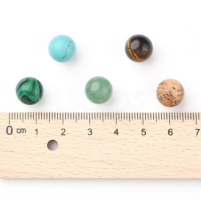 Natural & Synthetic Gemstone Stone Beads G-S117-10mm-M-1