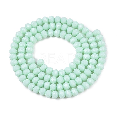 Opaque Solid Color Imitation Jade Glass Beads Strands LS-EGLA-A044-P3mm-D14-1
