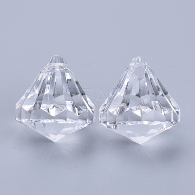 Transparent Acrylic Pendants TACR-Q260-C-V01-1