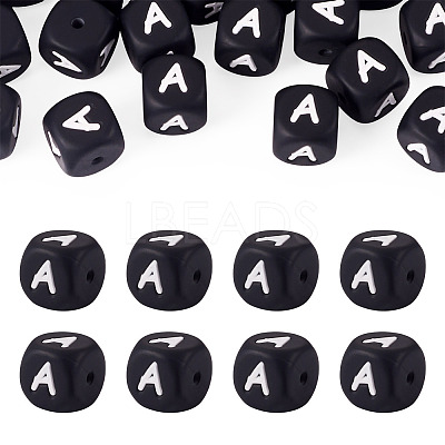 20Pcs Food Grade Eco-Friendly Silicone Beads SIL-TADJ0001-04A-1