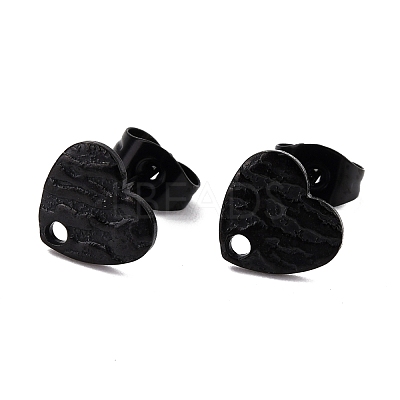 304 Stainless Steel Stud Earring Findings Ion Plating(IP) STAS-I183-05A-EB-1