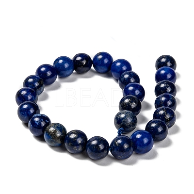 Natural Lapis Lazuli Beads Strands G-G087-8mm-1