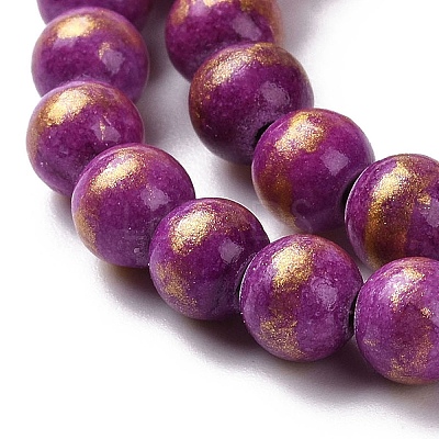 Natural Mashan Jade Beads Strands G-F670-A27-6mm-1