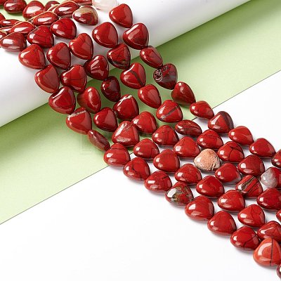 Natural Red Jasper Beads Strands G-B022-01-1